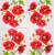 Serwetka decoupage firmy AMBIENTE maki czerwone 25cmx25cm